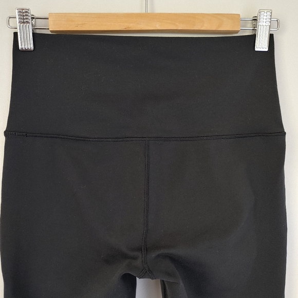 Ivivva Lululemon Rhythmic Tights Leggings High Low Mesh Size 14 Black - Picture 12 of 15